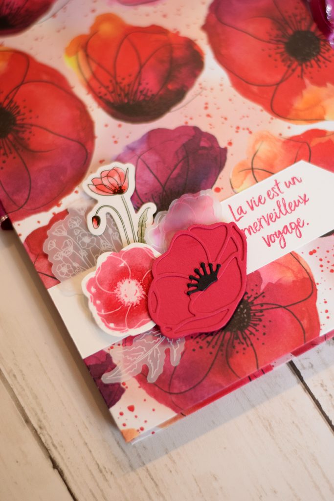 mini album rouge coquelicot à cachette 2