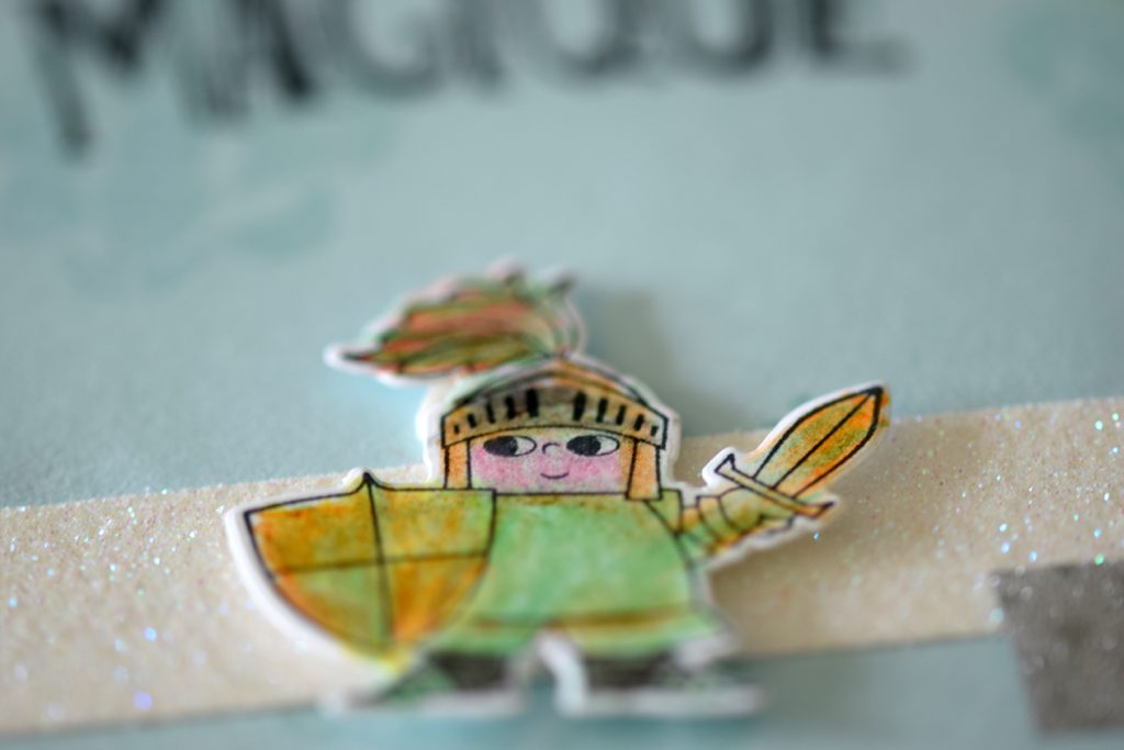 invitation anniversaire enfant dragon chevalier sirene 3