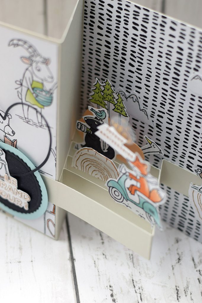 carte anniversaire enfant pliage en z animaux 2