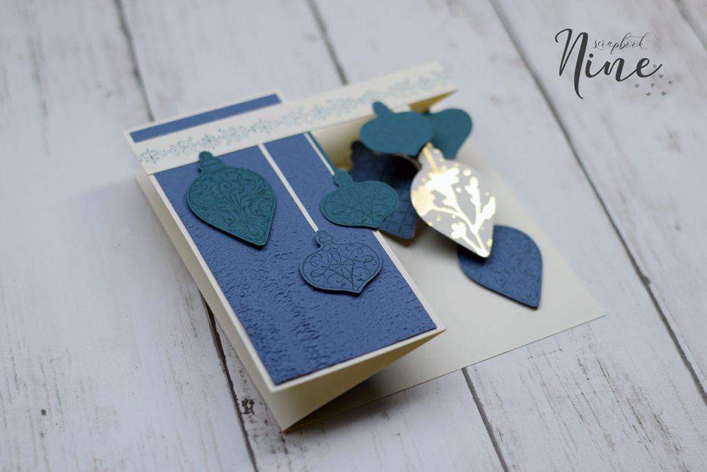 carte pliage simple et boule de noel 1