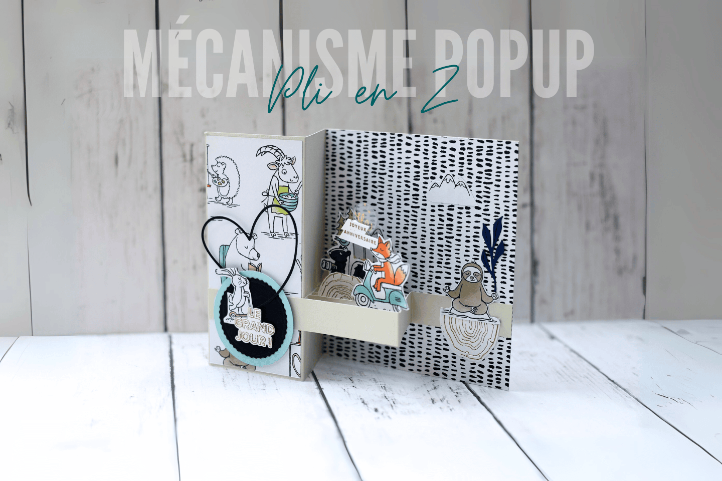 Mécanisme popup : pli en Z