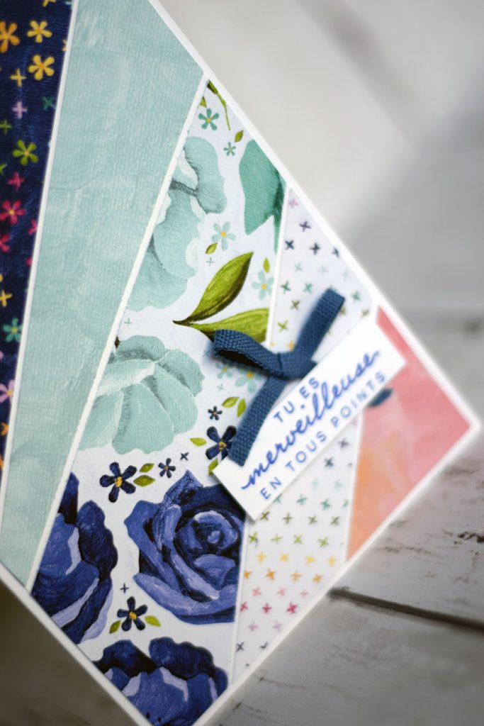 carte bandelette de papier à motif 3