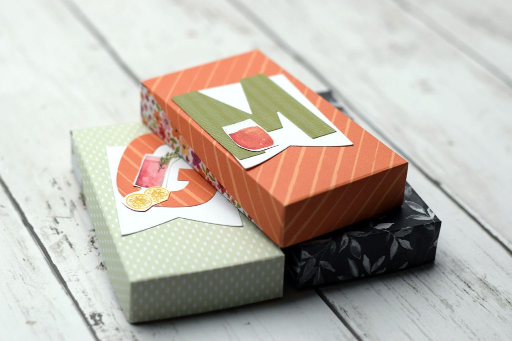 boite triangulaire diy à garnir Diy boîte à friandises pâques réalisée en scrapbooking