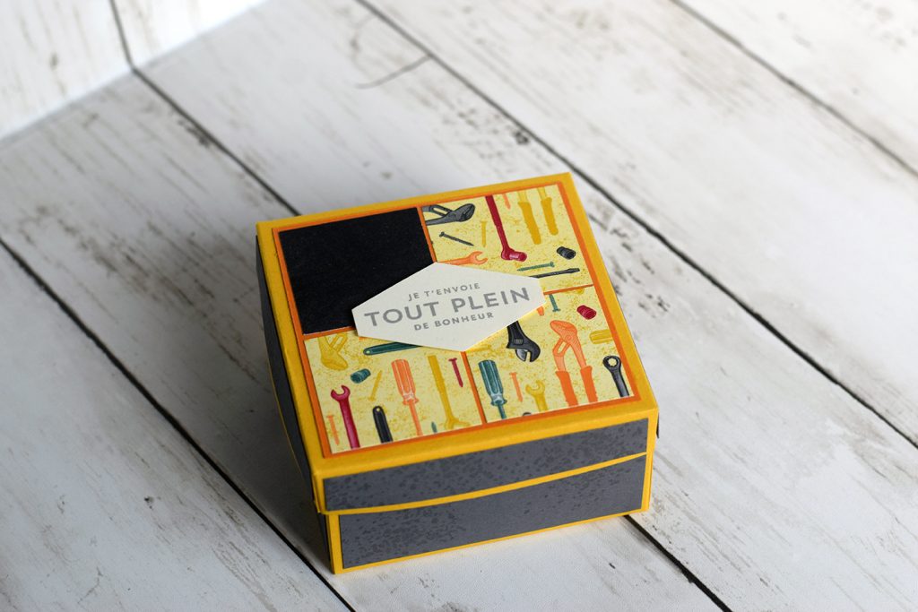 produit boite origami jaune 1