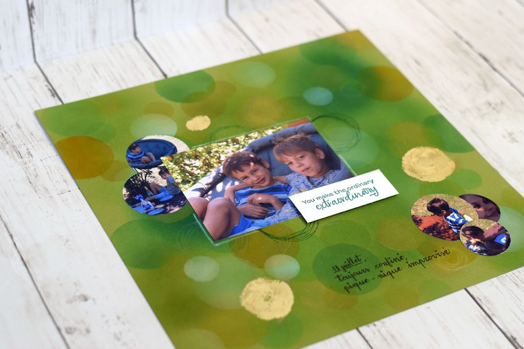 page project life bokeh flou artictique 1