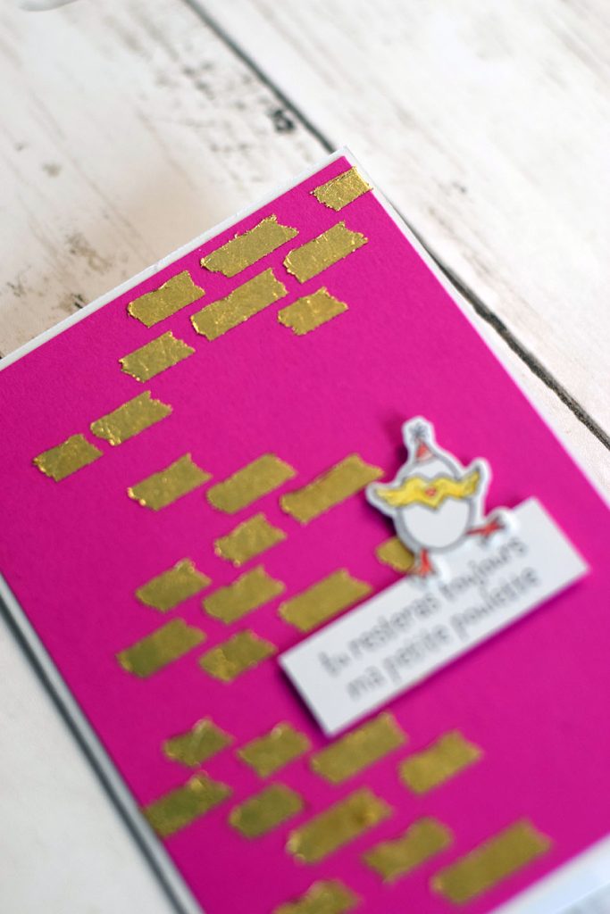 carte popup poulette 2