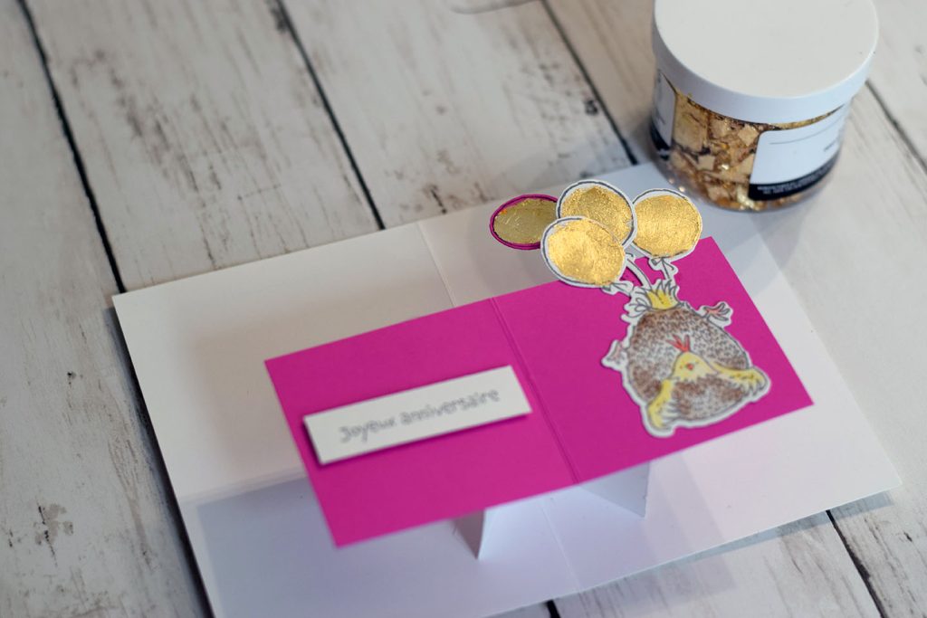 carte popup poulette 3