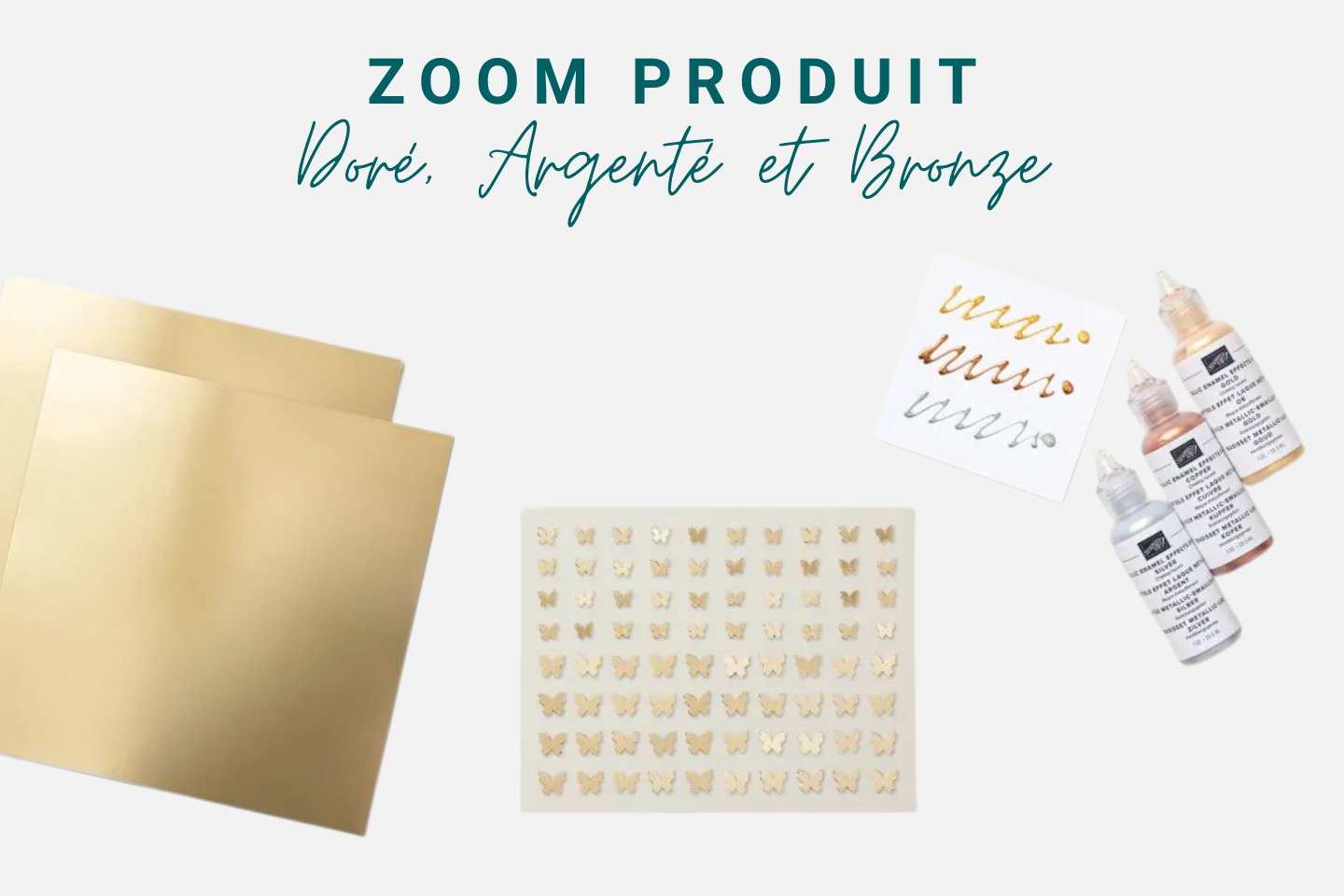 Ajoute une touche dorée à tes créations de scrapbooking