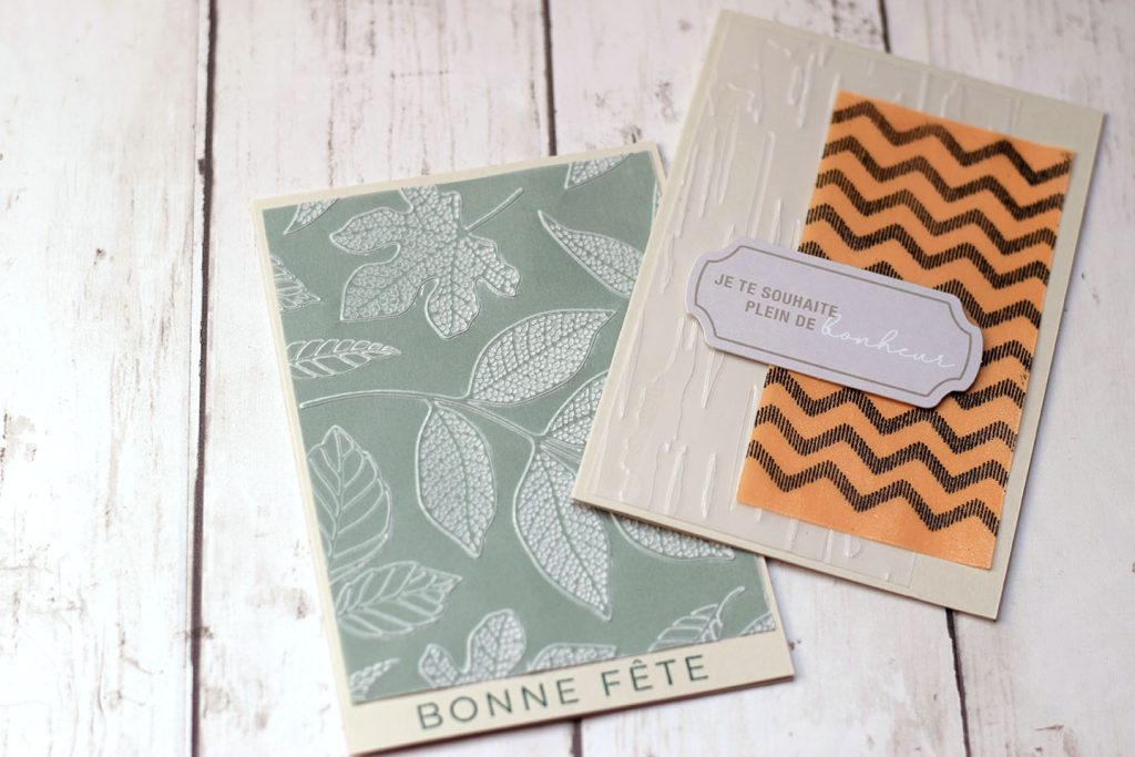 embossage à Froid et à chaud avec du papier vélin