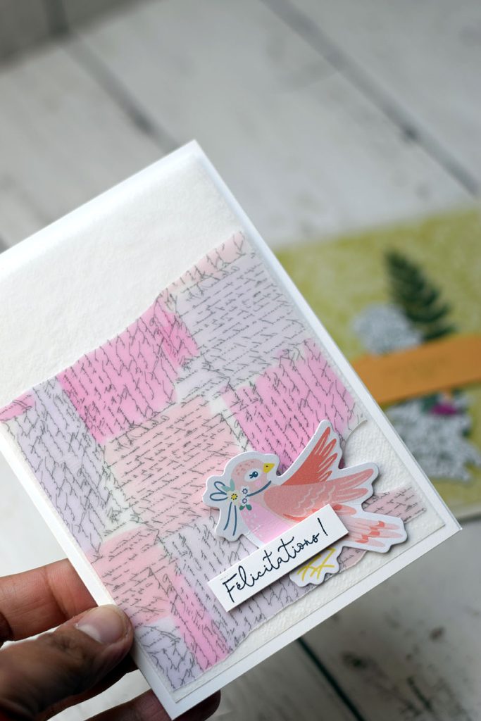 Colorisation avec des feutres à alcool sur du papier vellum