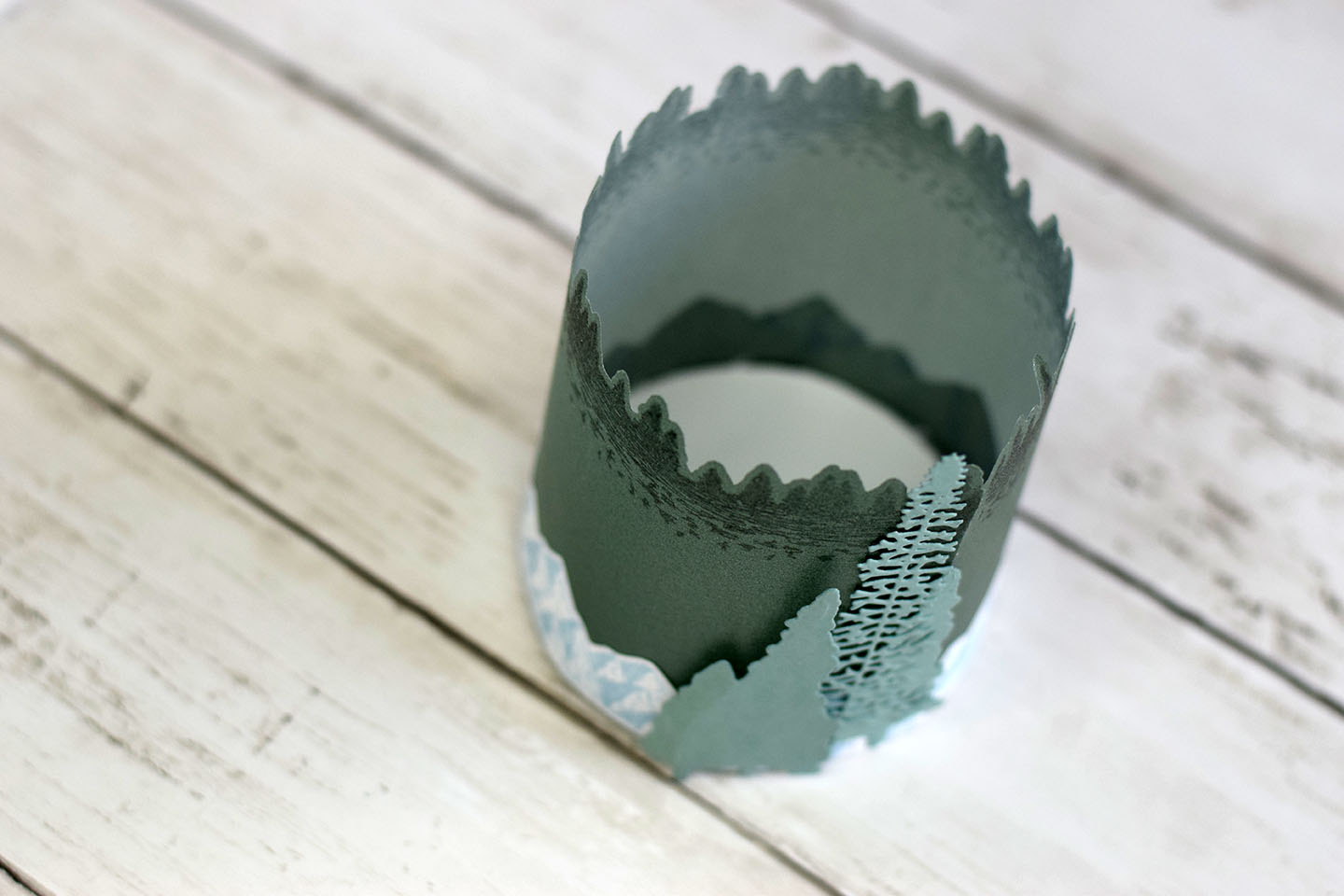 Photophore en papier vélin incolore – effet lumineux DIY
