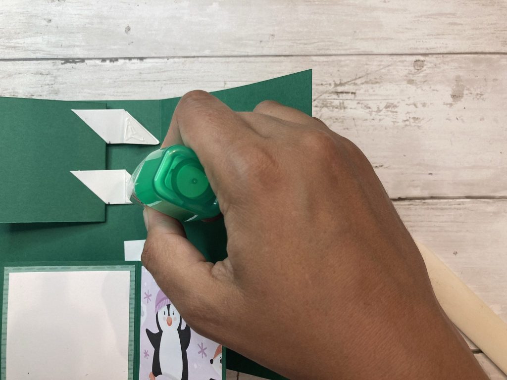 carte popup double pingouin 20
