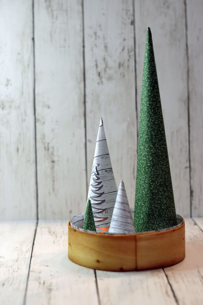 centre de table noel sapin 3