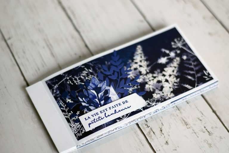 Kit mini album impression solaire pli origami 
