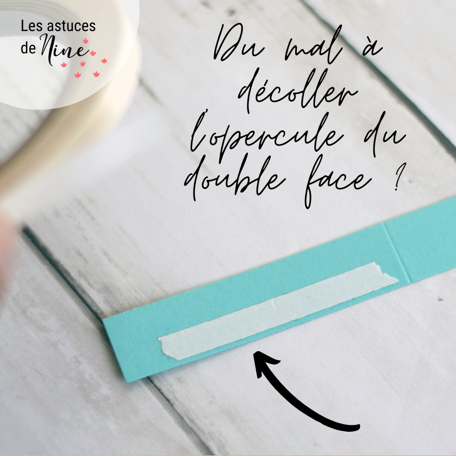 decoller lopercule du double face 1