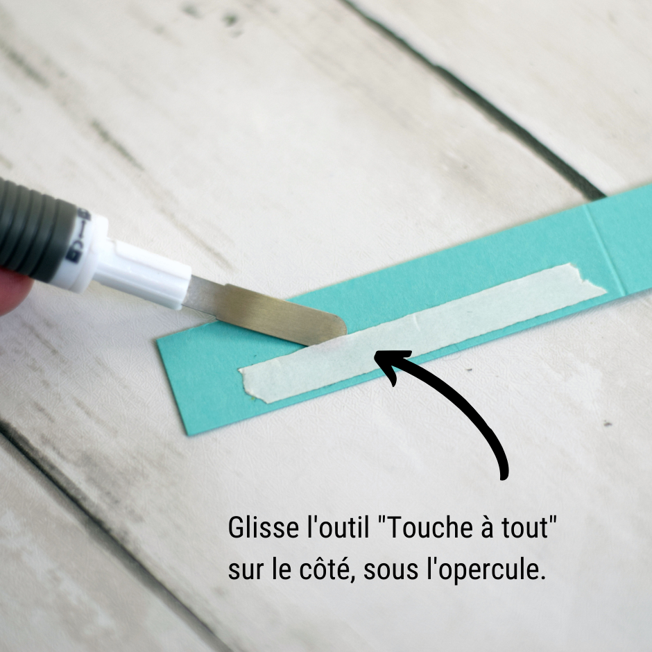 decoller lopercule du double face 2