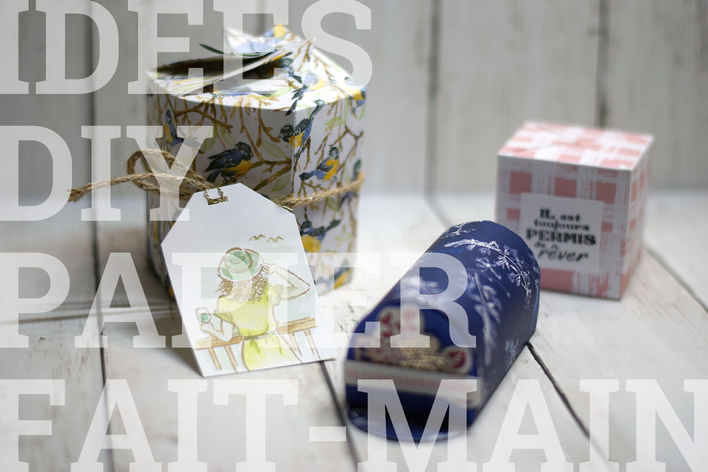 3 boîtes DIY pour les fêtes : gaufrette, couvercle impossible et boîte aux lettres