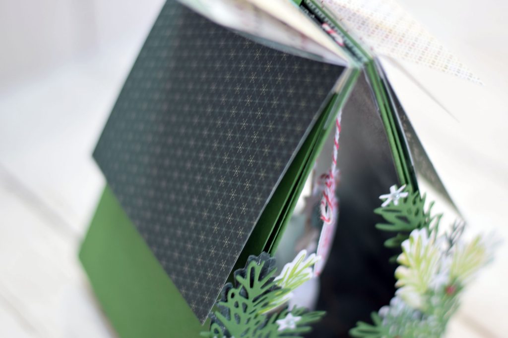 mini album sapin de noel centre de table 5