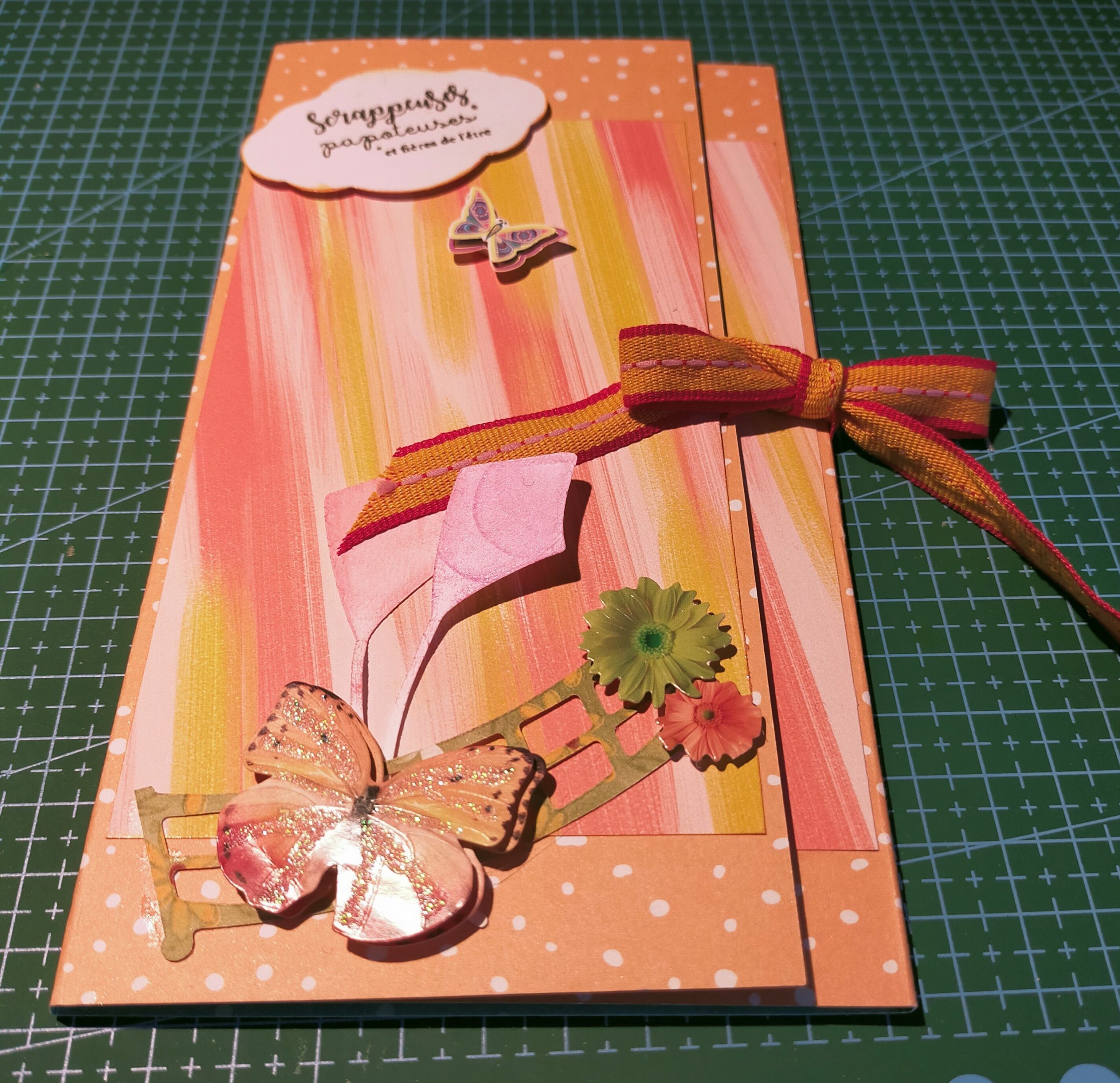 Album one sheet wonder de Sadia – scrapbooking Stampin'Up! fait main