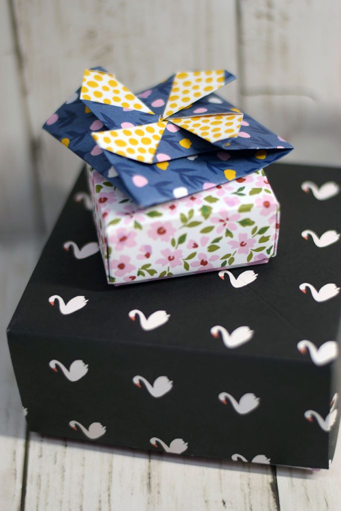 origami en folie boite enveloppe et carte 11