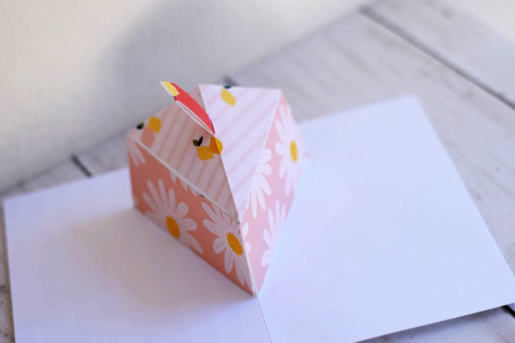 carte popup part de gateau 3