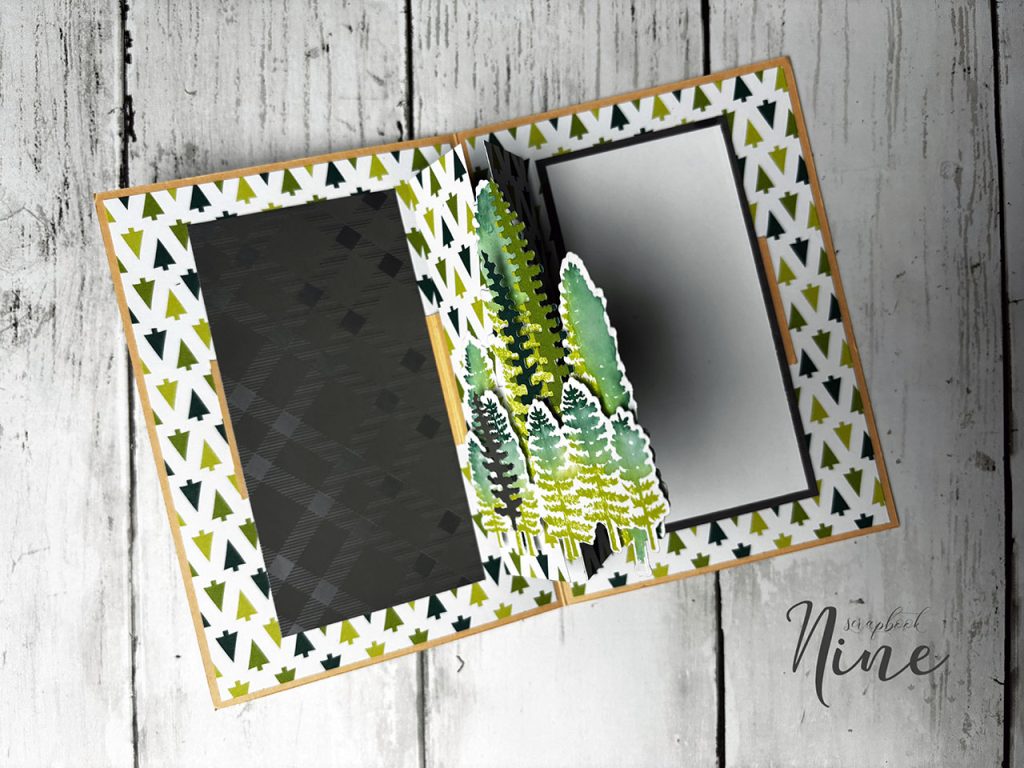 carte popup aquarelle et foret 4