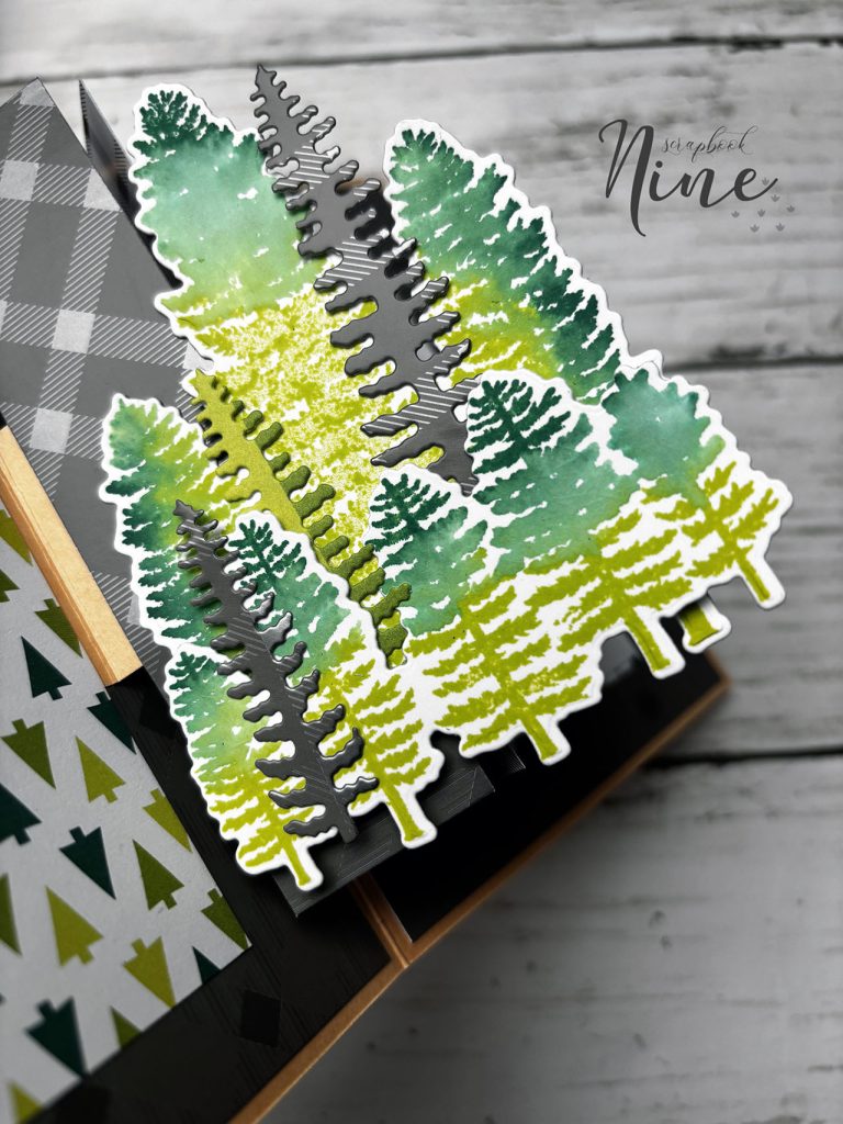 carte popup aquarelle et foret 7