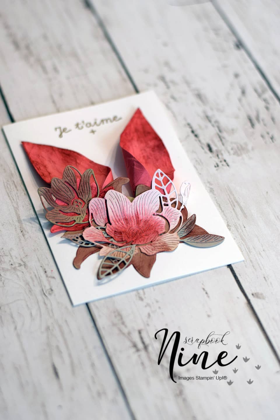 carte paques oreilles lapin scrapbooking