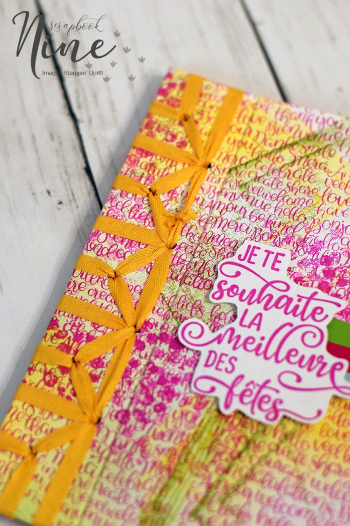 mini album reliure japonaise coloré 2