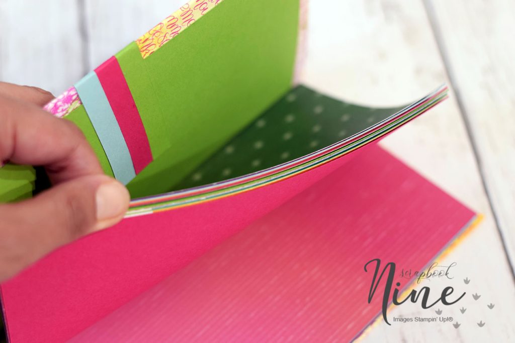 mini album reliure japonaise coloré 5