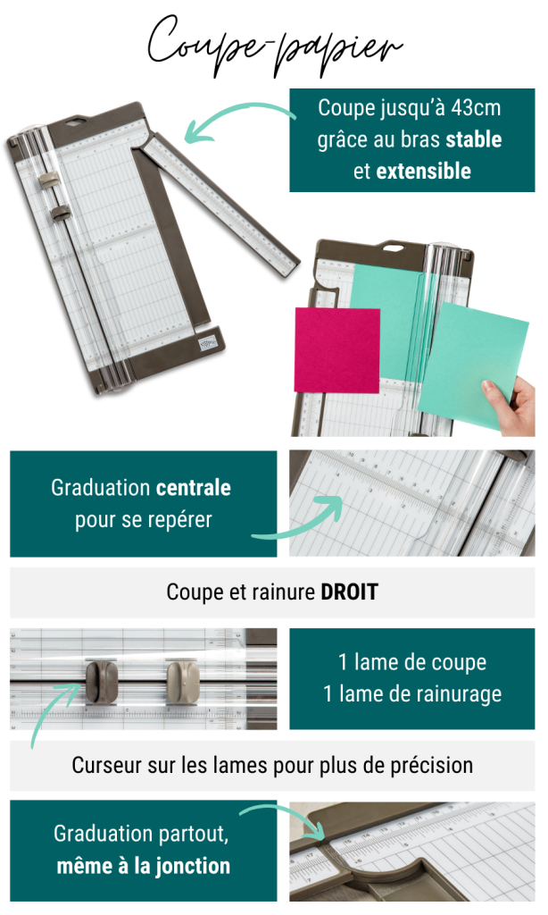 coupe papier stampinup