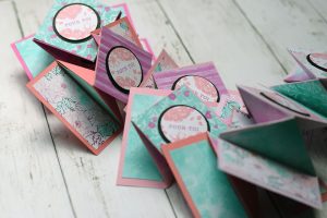 Une carte carrée qui se déploie