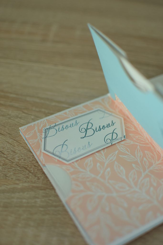 Album photo enveloppe naissance scrapbooking avec enveloppes roses et bleues