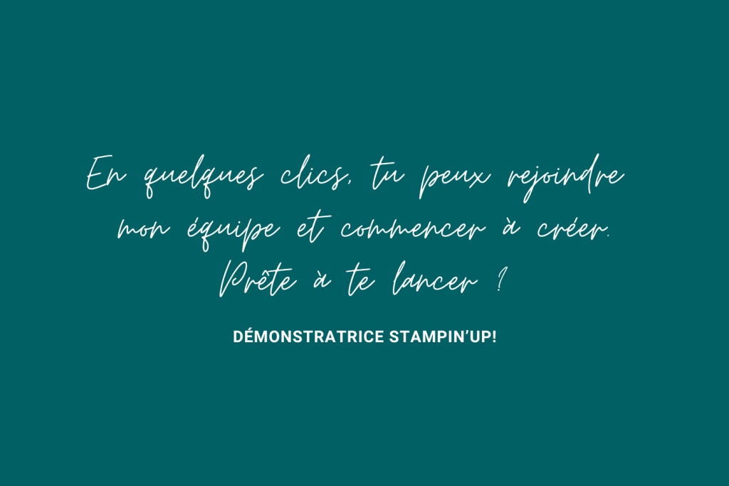 démarche pour devenir démonstratrice stampinup