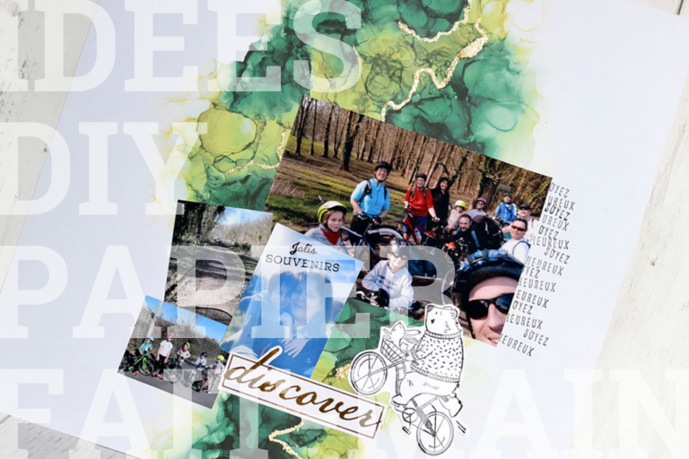 des idees DIY pages de scrap