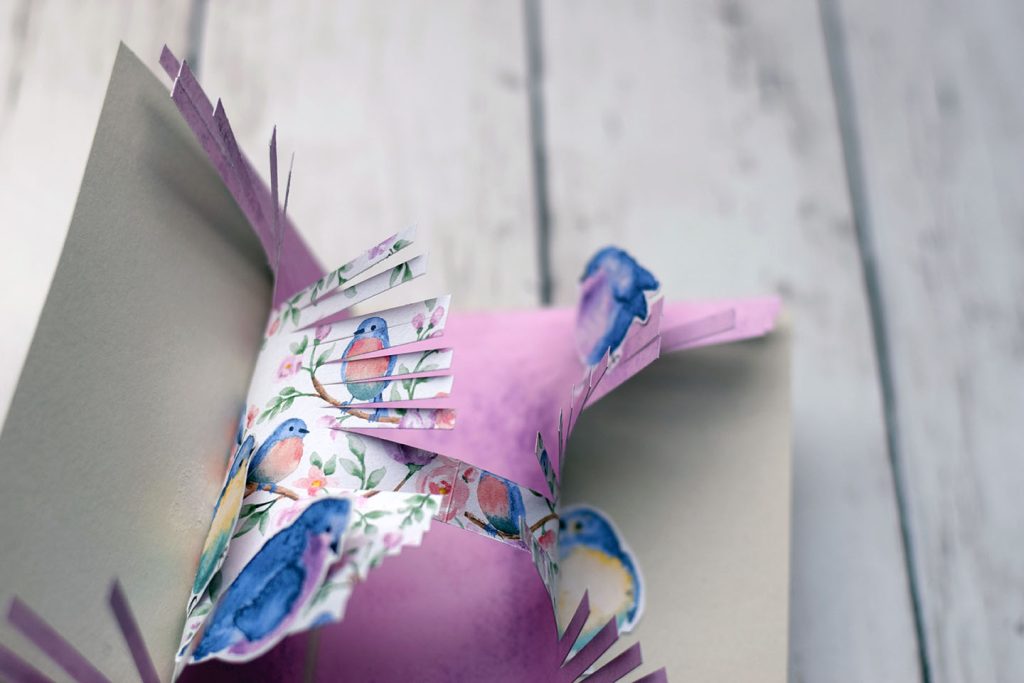 carte popup envolee doiseau poetique 7