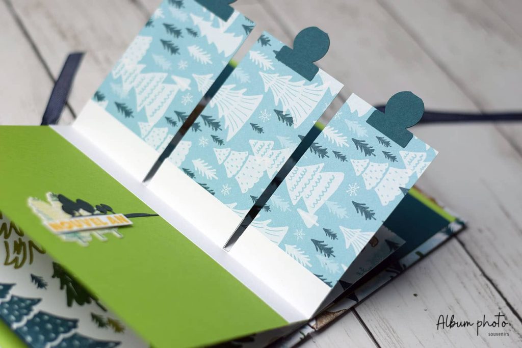 Album photo carnet d’aventure de Noël en reliure collée