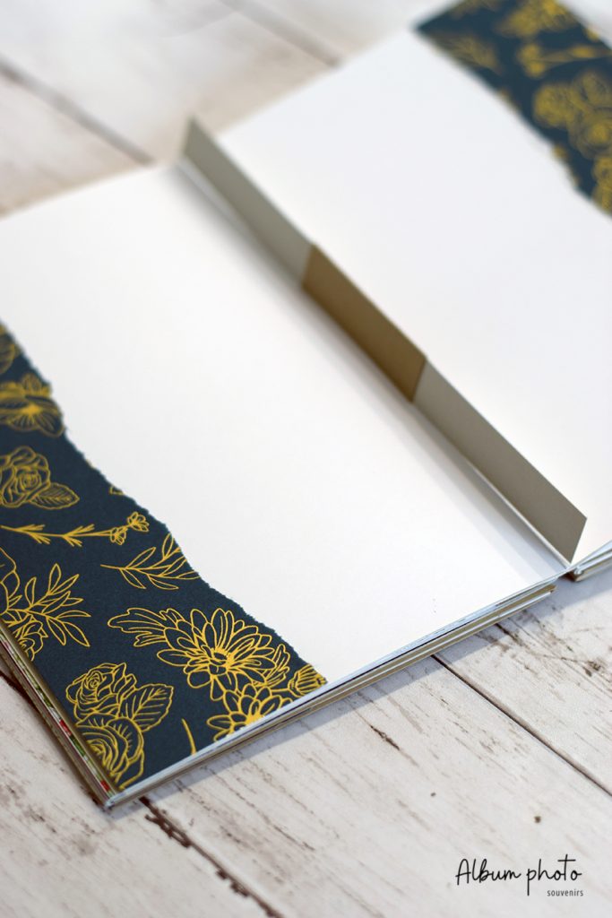 carnet ouverture a plat reliure a bande grand format 5