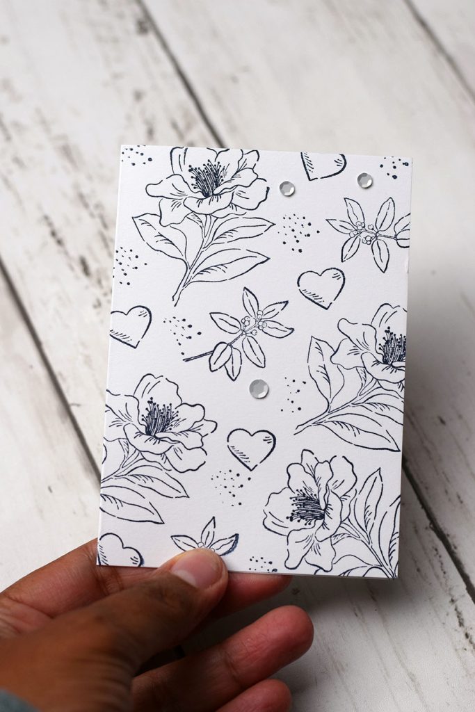 carte debutante tampon amour et courage de stampinup 3