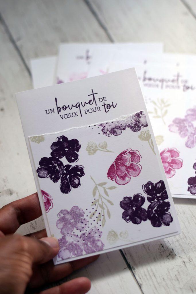 carterie fleurie en trois couleurs 5