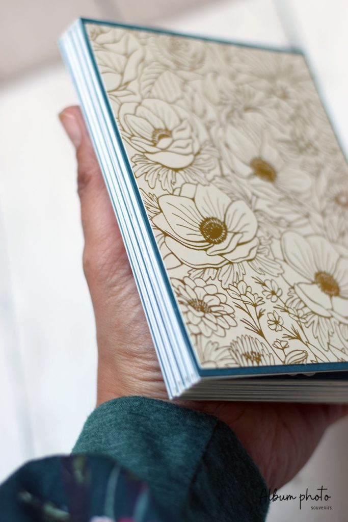 Mini album photo à couverture souple scrapbooking
