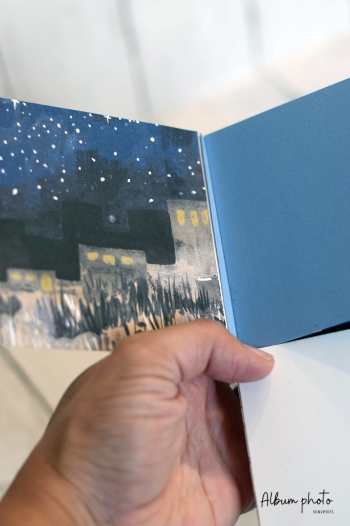 Album scrapbooking épais en reliure collée en U