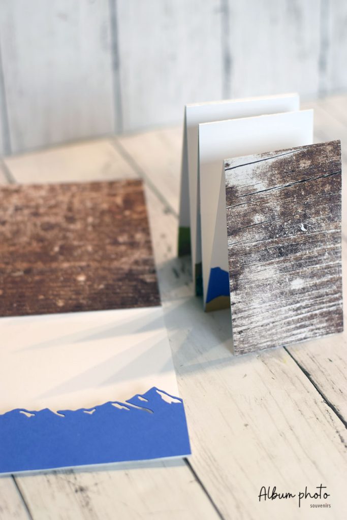 Album accordéon scrapbooking pour cadeau collectif