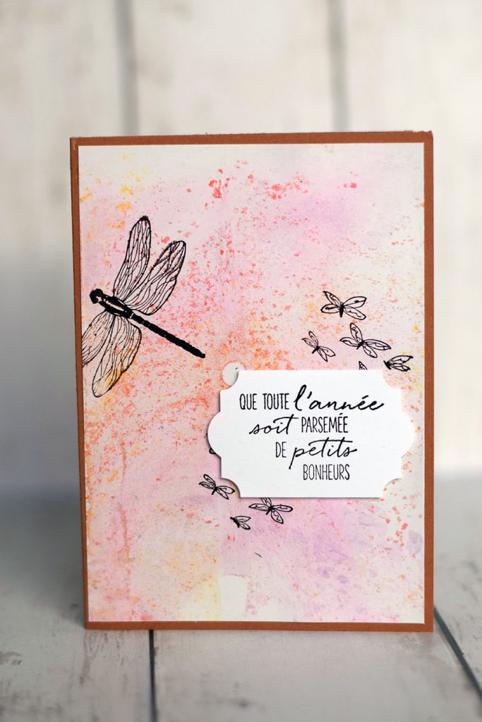 carte technique fond marbré pastel sec et eau 3