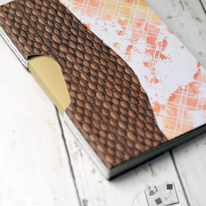 Album chic - reliure à nœud de boutonnière