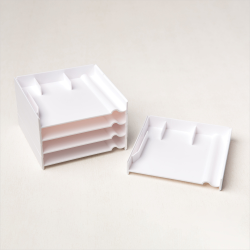 Compartiment pour tampons encreurs et marqueurs