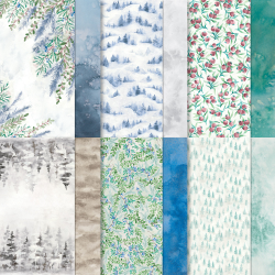 design 30,5cm prairie hivernale