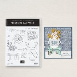 tampons fleurs de campagne