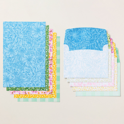 cartes et enveloppes printemps ensoleillés