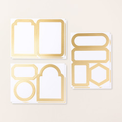 lot éphémère cadres et étiquettes